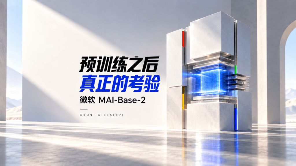 微软 MAI-Base-2 完成预训练：2.8 万亿参数之外，如何读懂效率与落地信号