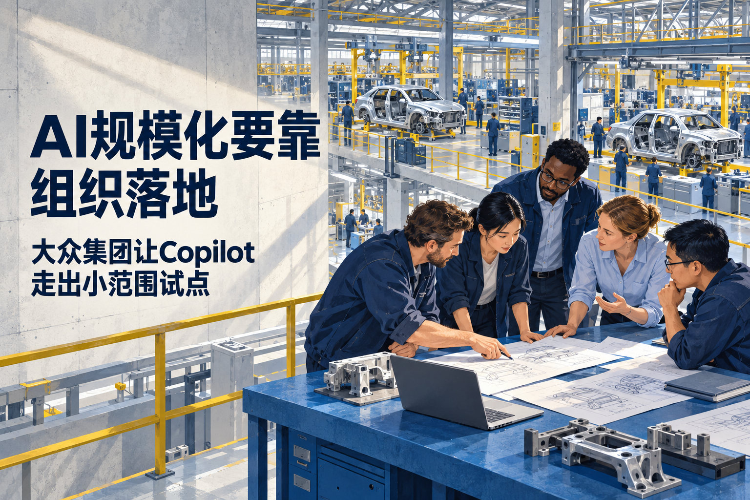 大众集团超过33万员工配备 Copilot，企业 AI 怎样走出试点？