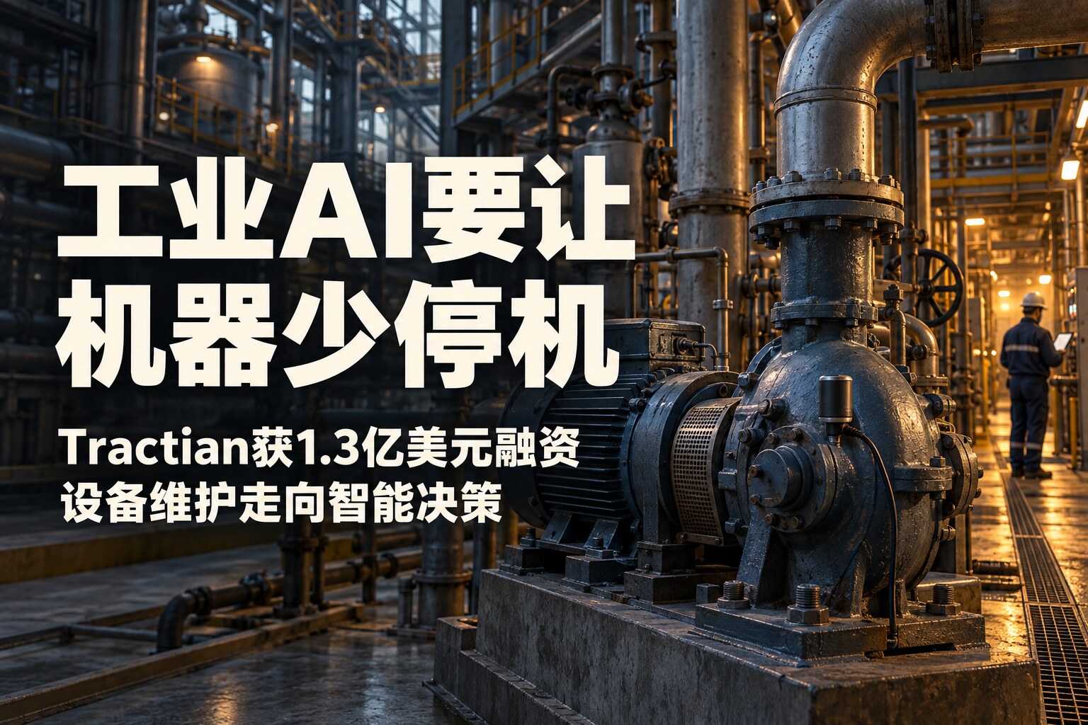 Tractian融资1.3亿美元：工业AI的生意，要从一次少停机算起