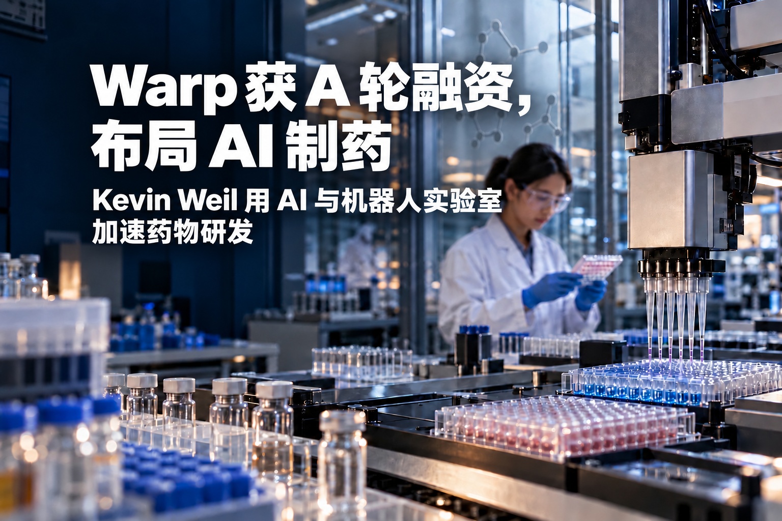 Kevin Weil 创办 Warp：AI 制药的下一道瓶颈，为什么在实验室？