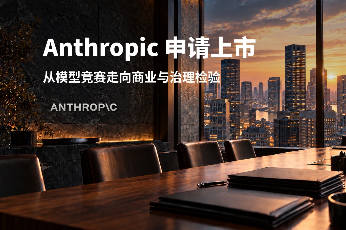 Anthropic递交IPO申请：前沿AI公司将接受怎样的商业检验？