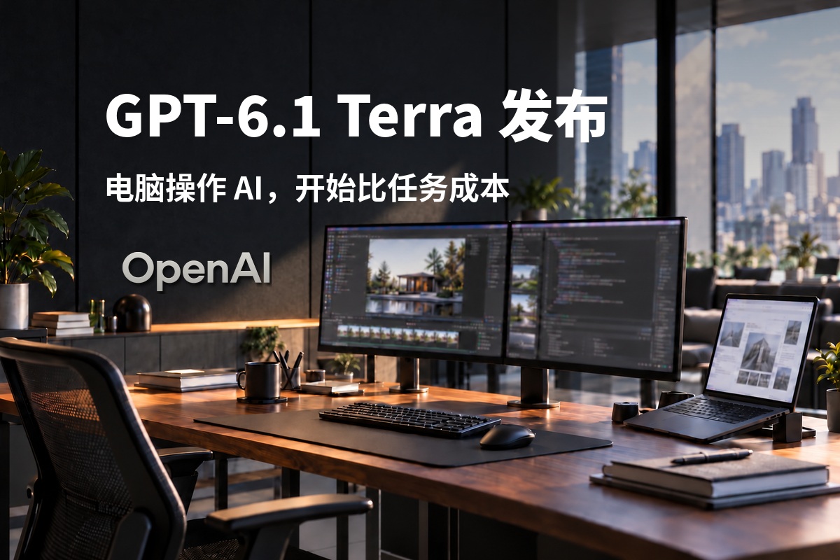 GPT-6.1 Terra发布：电脑操作型AI，开始比“完成一次任务多少钱”