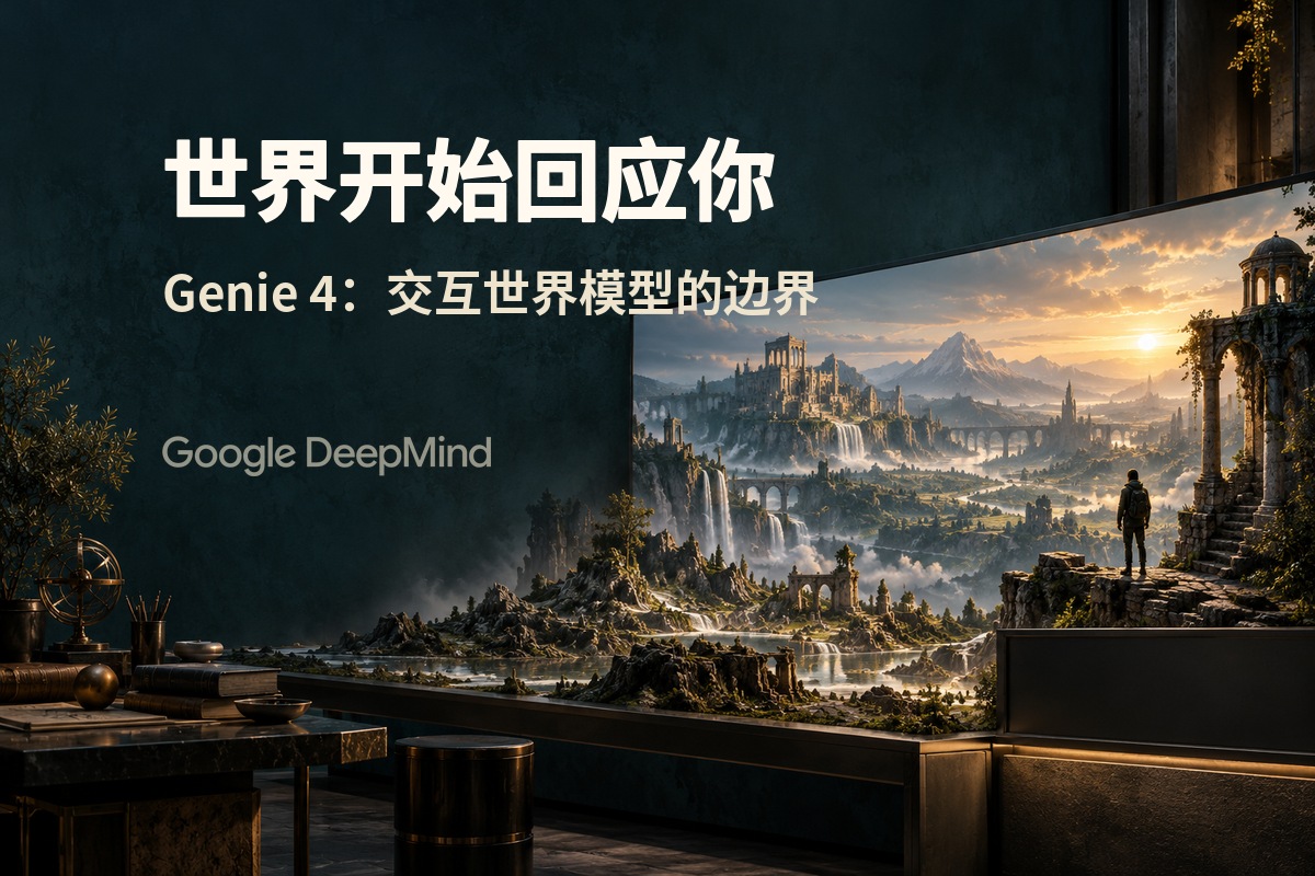 Genie 4发布：能走进去的AI世界，距离可靠模拟还有多远？