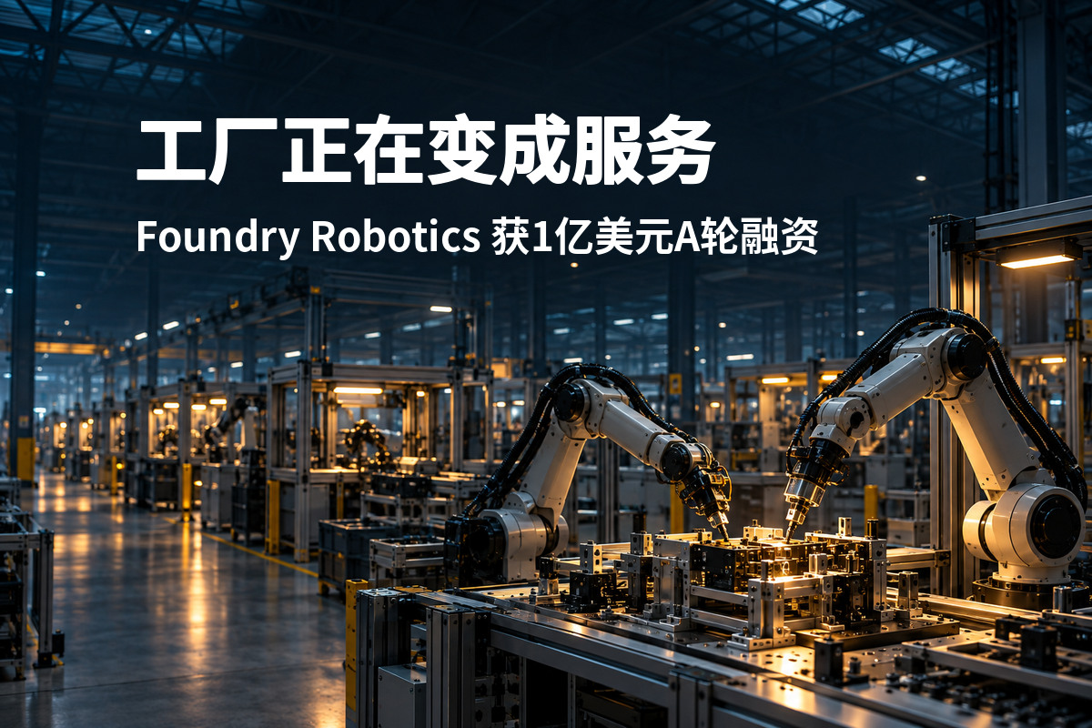 Foundry Robotics融资1亿美元，制造即服务要交付怎样的工厂