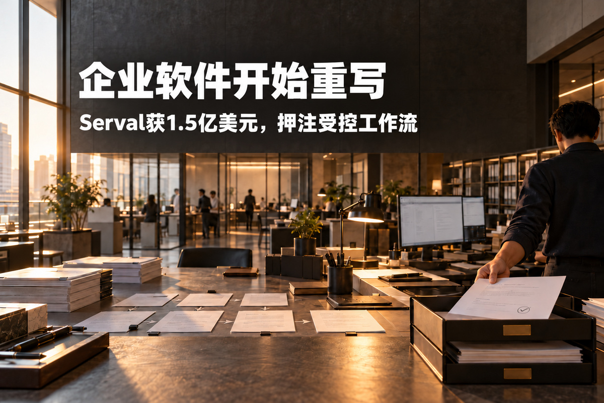 Serval融资1.5亿美元，AI盯上企业软件的核心系统