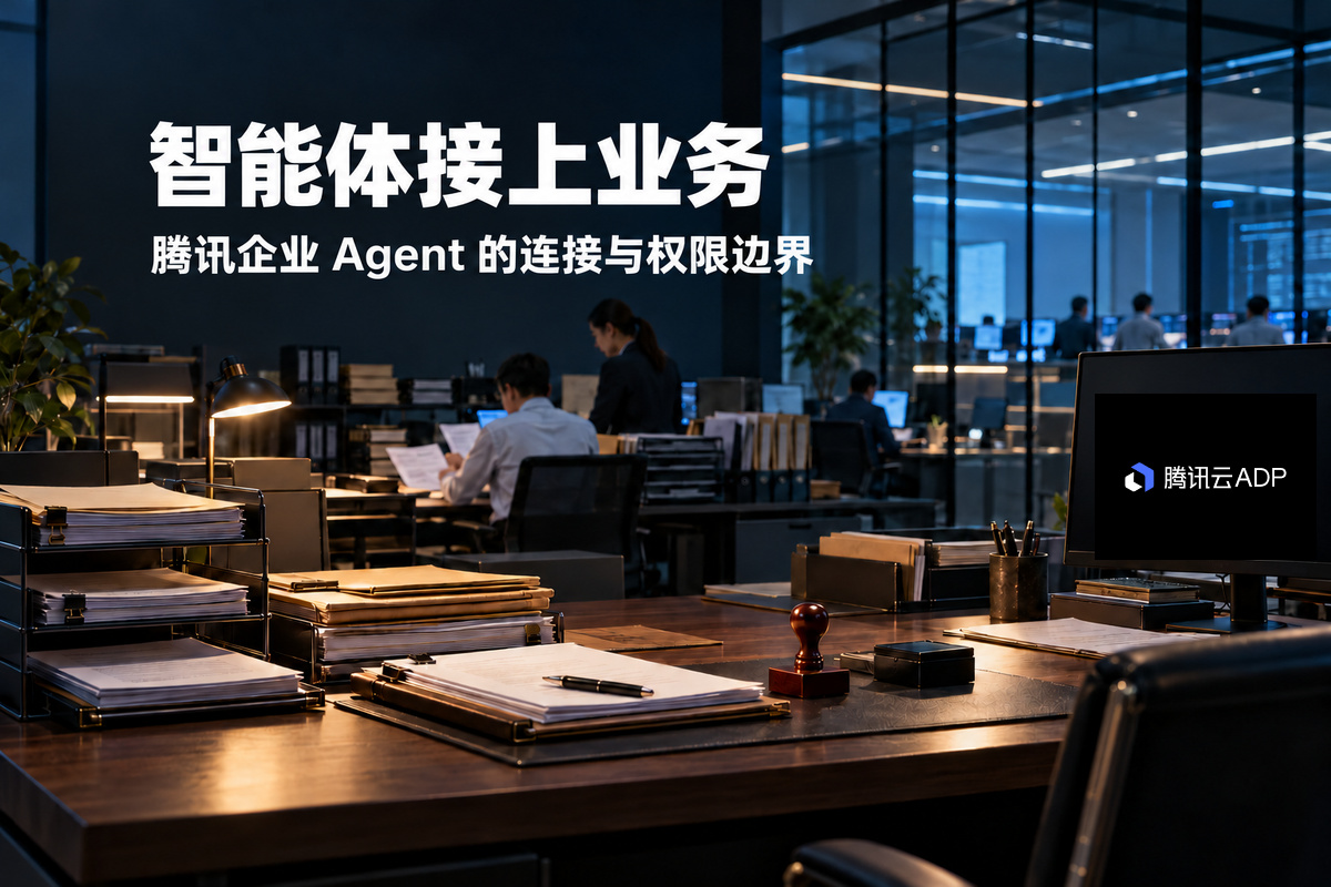 腾讯企业 Agent 的重点开始转向业务连接